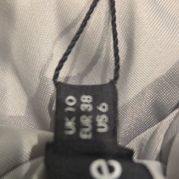 Lavish Alice Metallic Silver One-Shoulder Dress - Picture 14 of 16